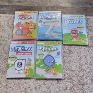 Preschool Prep DVD set - Letter, Numbers, Colors, Phonics and Shapes